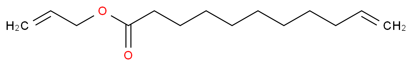 prop-2-en-1-yl undec-10-enoate_分子结构_CAS_7493-76-7