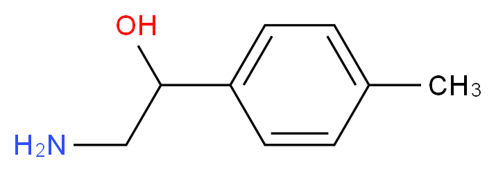 2-amino-1-(4-methylphenyl)ethan-1-ol_分子结构_CAS_53360-85-3