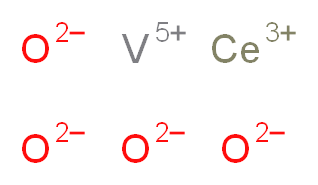 氧化钒铈_分子结构_CAS_13597-19-8)