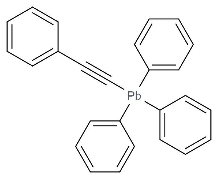 三苯(苯乙炔基)铅(IV)_分子结构_CAS_5072-98-0)