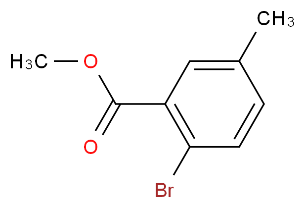 Methyl 2-bromo-5-methylbenzoate_分子结构_CAS_90971-88-3)