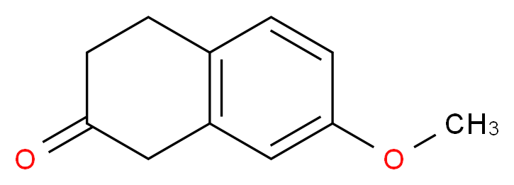 7-methoxy-1,2,3,4-tetrahydronaphthalen-2-one_分子结构_CAS_4133-34-0