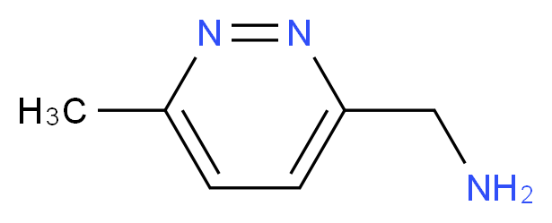 (6-Methylpyridazin-3-yl)methanamine_分子结构_CAS_1004972-49-9)