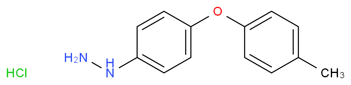 [4-(4-Methylphenoxy)phenyl]hydrazine hydrochloride_分子结构_CAS_)