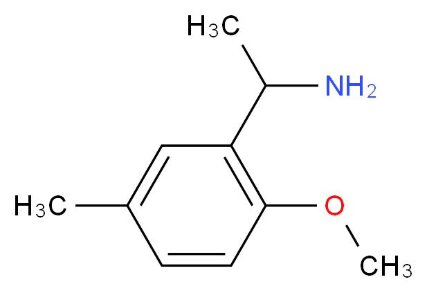 1-(2-methoxy-5-methylphenyl)ethan-1-amine_分子结构_CAS_104338-22-9