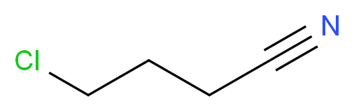 4-chlorobutanenitrile_分子结构_CAS_628-20-6