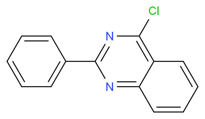 4-chloro-2-phenylquinazoline_分子结构_CAS_6484-25-9