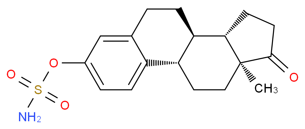 Estrone 3-O-Sulfamate_分子结构_CAS_148672-09-7)