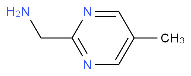 (5-methylpyrimidin-2-yl)methanamine_分子结构_CAS_930272-60-9