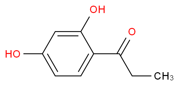 1-(2,4-dihydroxyphenyl)propan-1-one_分子结构_CAS_5792-36-9