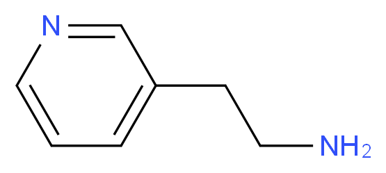 2-(3-pyridinyl)ethanamine_分子结构_CAS_20173-24-4)