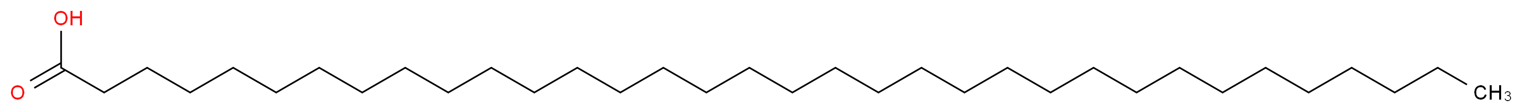 tetratriacontanoic acid_分子结构_CAS_506-50-3