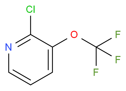 2-Chloro-3-(trifluoromethoxy)pyridine_分子结构_CAS_1206980-39-3)