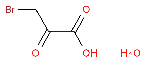 3-bromo-2-oxopropanoic acid hydrate_分子结构_CAS_206860-50-6