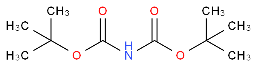 tert-butyl N-[(tert-butoxy)carbonyl]carbamate_分子结构_CAS_)