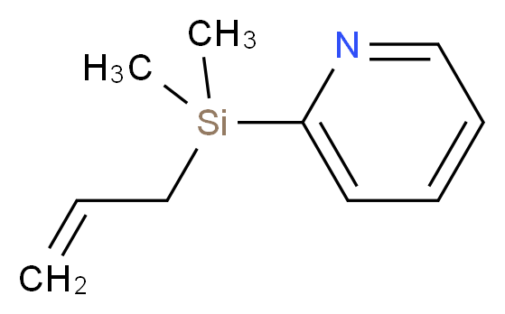 2-[dimethyl(prop-2-en-1-yl)silyl]pyridine_分子结构_CAS_118722-54-6