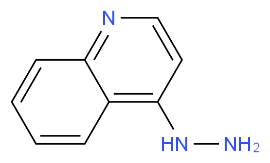 4-hydrazinylquinoline_分子结构_CAS_15793-93-8