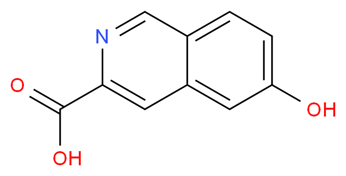 6-hydroxyisoquinoline-3-carboxylic acid_分子结构_CAS_850305-96-3)