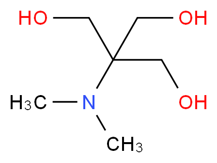 2-(dimethylamino)-2-(hydroxymethyl)propane-1,3-diol_分子结构_CAS_1112-24-9