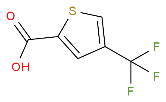 4-(trifluoromethyl)thiophene-2-carboxylic acid_分子结构_CAS_1196153-55-5)