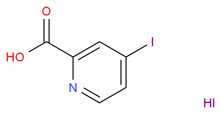 4-Iodopyridine-2-carboxylic acid hydroiodide_分子结构_CAS_959771-81-4)