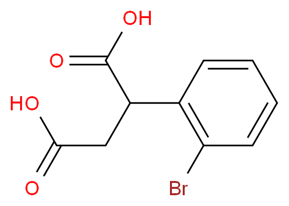 2-(2-Bromo-phenyl)-succinic acid_分子结构_CAS_20608-82-6)