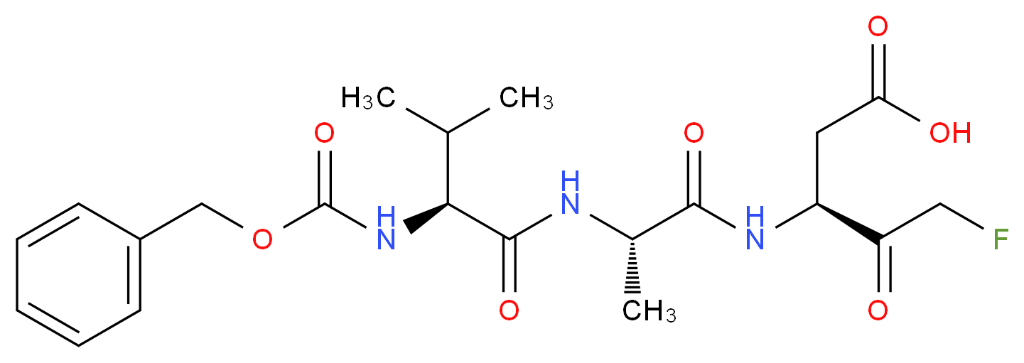 Z-Val-Ala-Asp-Fluoromethylketone_分子结构_CAS_634911-81-2)