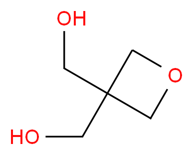 [3-(hydroxymethyl)oxetan-3-yl]methanol_分子结构_CAS_2754-18-9