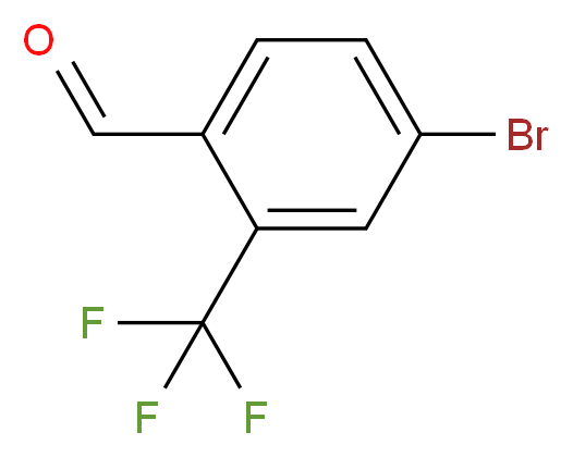 4-bromo-2-(trifluoromethyl)benzaldehyde_分子结构_CAS_861928-27-0