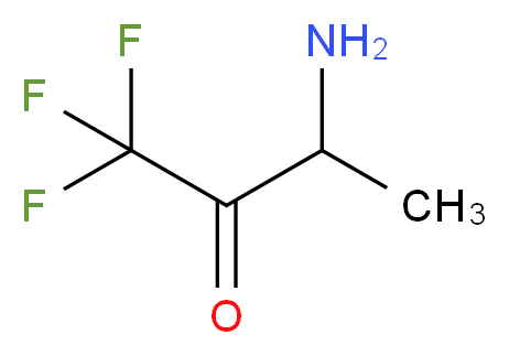 3-amino-1,1,1-trifluorobutan-2-one_分子结构_CAS_)