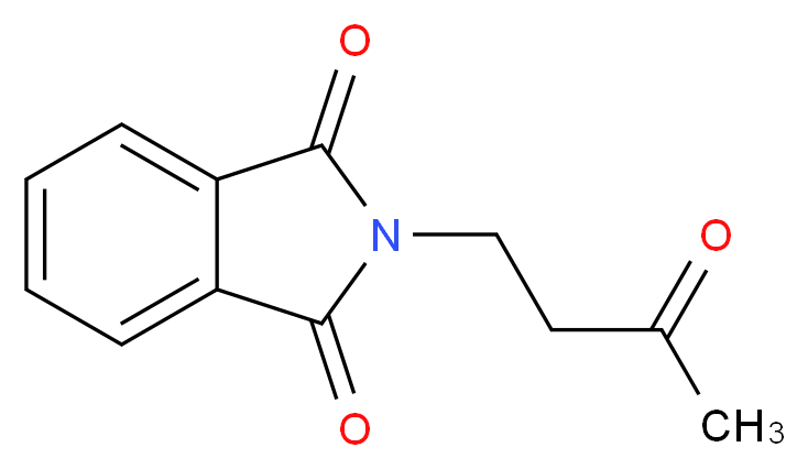 N-(3-Oxobutyl)phthalimide_分子结构_CAS_3783-77-5)