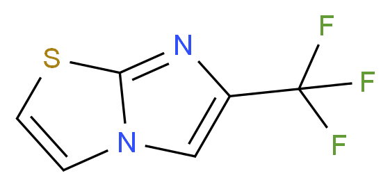 6-(trifluoromethyl)imidazo[2,1-b][1,3]thiazole_分子结构_CAS_109113-98-6