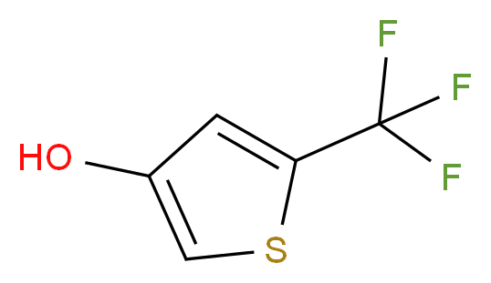 5-(trifluoromethyl)thiophen-3-ol_分子结构_CAS_217959-45-0