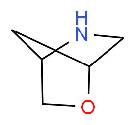 2-oxa-5-azabicyclo[2.2.1]heptane_分子结构_CAS_279-33-4