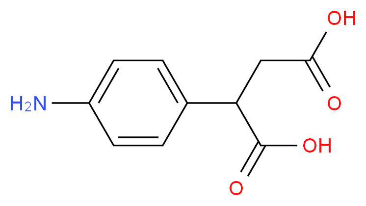 2-(4-aminophenyl)butanedioic acid_分子结构_CAS_22511-21-3