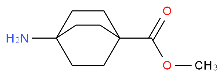 4-AMinobicyclo[2.2.2]octane-1-carboxylic acid Methyl ester_分子结构_CAS_135908-33-7)