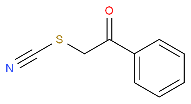 PHENACYL THIOCYANATE_分子结构_CAS_5399-30-4)