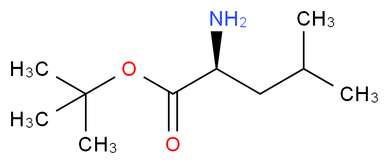 L-LEUCINE t-BUTYL ESTER_分子结构_CAS_2748-02-9)