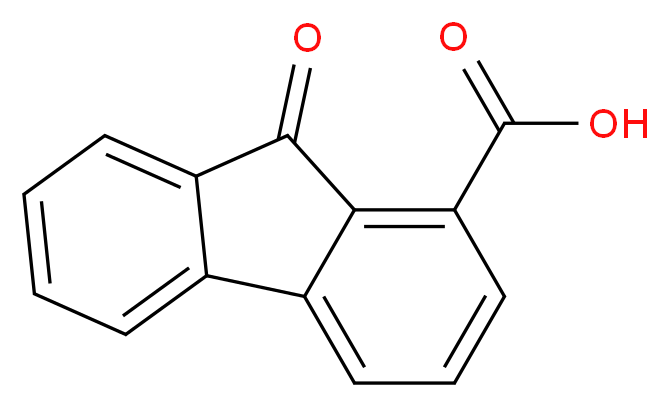 9-oxo-9H-fluorene-1-carboxylic acid_分子结构_CAS_1573-92-8