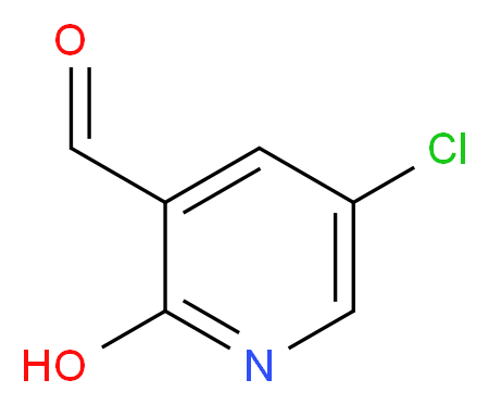 5-CHLORO-2-HYDROXYNICOTINALDEHYDE_分子结构_CAS_614732-03-5)