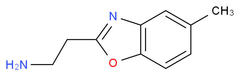 2-(5-methyl-1,3-benzoxazol-2-yl)ethan-1-amine_分子结构_CAS_871688-90-3