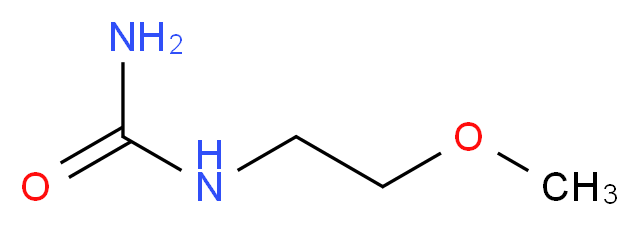 N-(2-Methoxyethyl)urea_分子结构_CAS_22033-10-9)