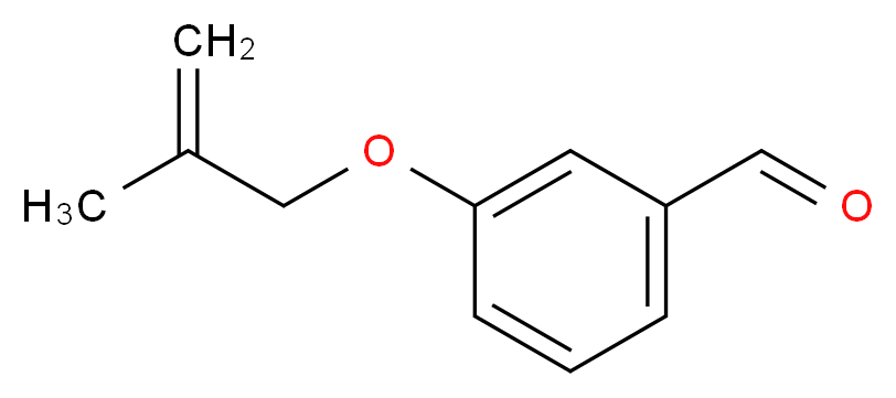 3-[(2-methylprop-2-en-1-yl)oxy]benzaldehyde_分子结构_CAS_38002-95-8