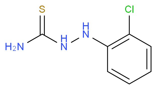 2-(2-Chlorophenyl)-1-hydrazinecarbothioamide_分子结构_CAS_877-52-1)