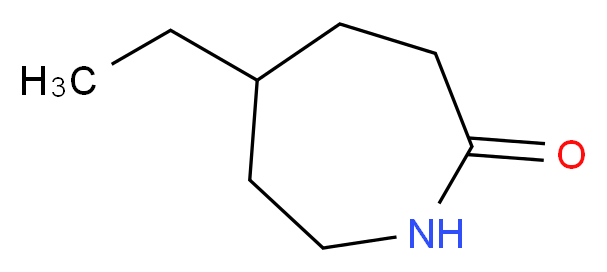 5-Ethylazepan-2-one_分子结构_CAS_)