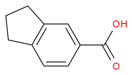 2,3-dihydro-1H-indene-5-carboxylic acid_分子结构_CAS_65898-38-6