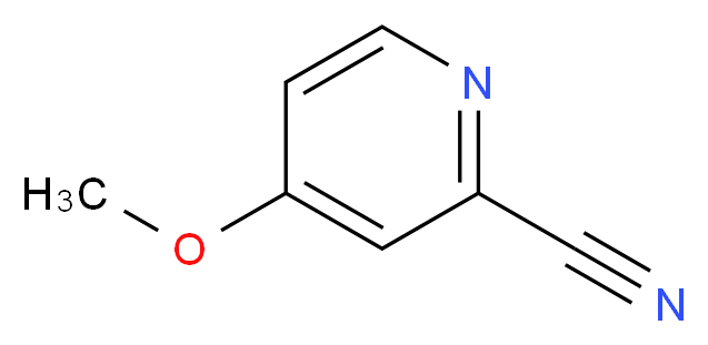 4-Methoxypyridine-2-carbonitrile 98%_分子结构_CAS_36057-44-0)