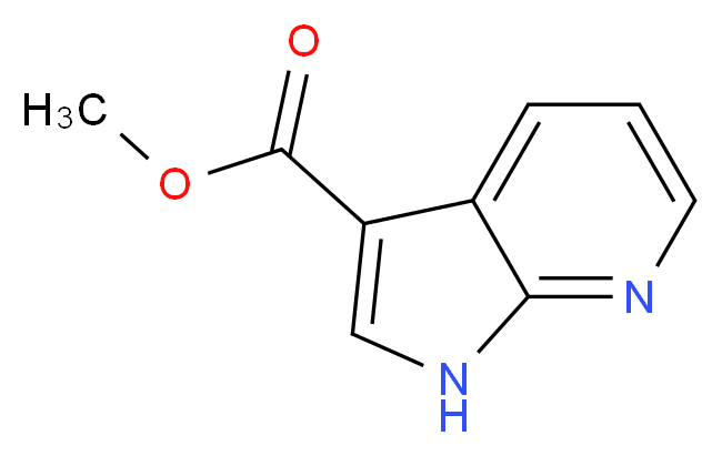 Methyl 1H-pyrrolo[2,3-b]pyridine-3-carboxylate_分子结构_CAS_)