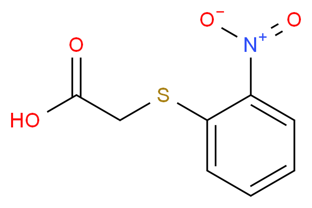2-[(2-nitrophenyl)sulfanyl]acetic acid_分子结构_CAS_6375-65-1