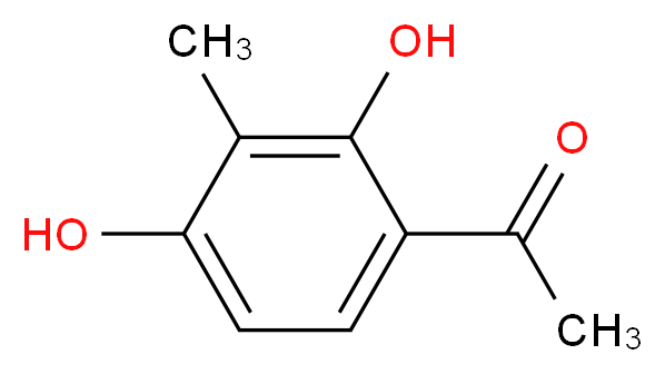 2′,4′-Dihydroxy-3′-methylacetophenone_分子结构_CAS_10139-84-1)